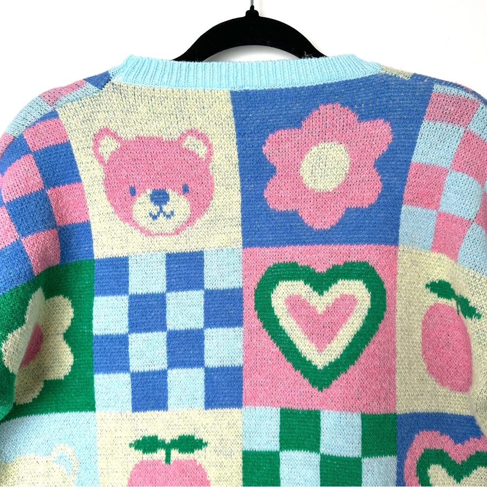 Dreamers Multicolor Patterned Sweater - Picture 9 of 11